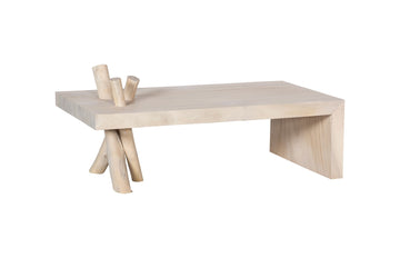 Branch Waterfall Coffee Table Bleached