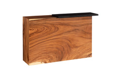 Plateau Console Table With Shelf
