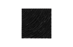 Carved Wall Tile Black, Curve