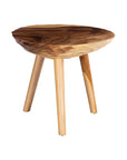 Indent Side Table Natural, MD