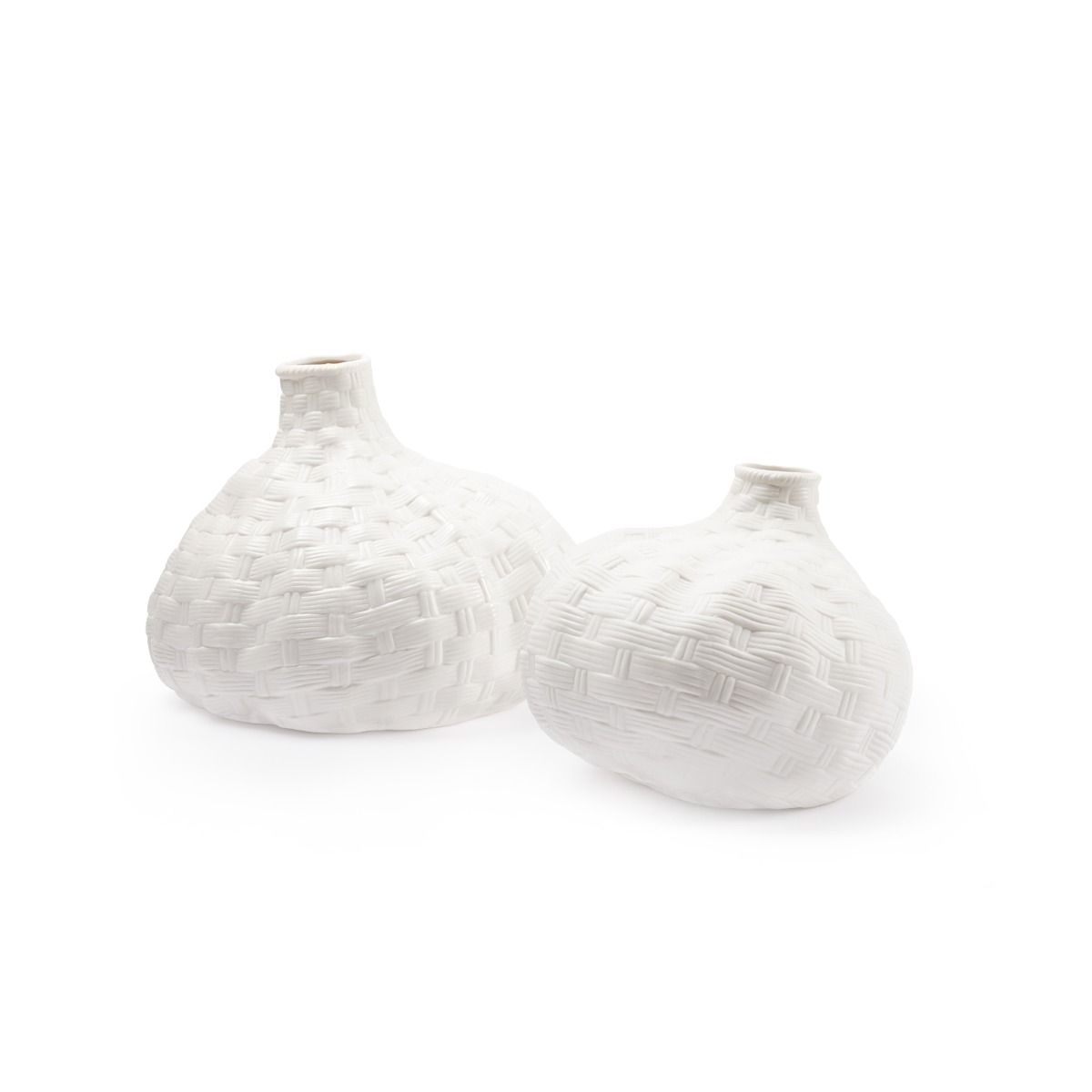 Tamarindo Small Vase, Blanc De Chine