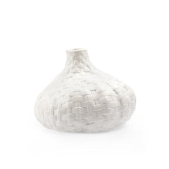 Tamarindo Medium Vase,  Blanc De Chine