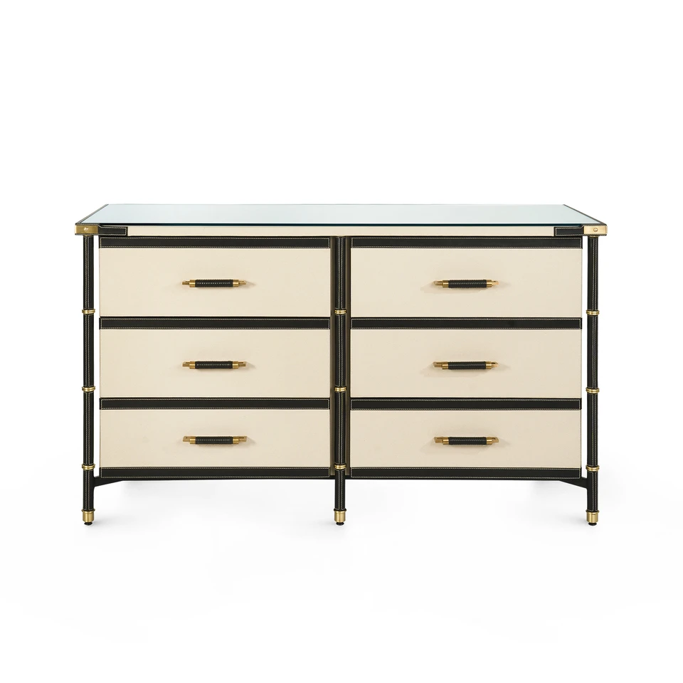 Toulon 6-Drawer, Black