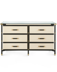 Toulon 6-Drawer, Black