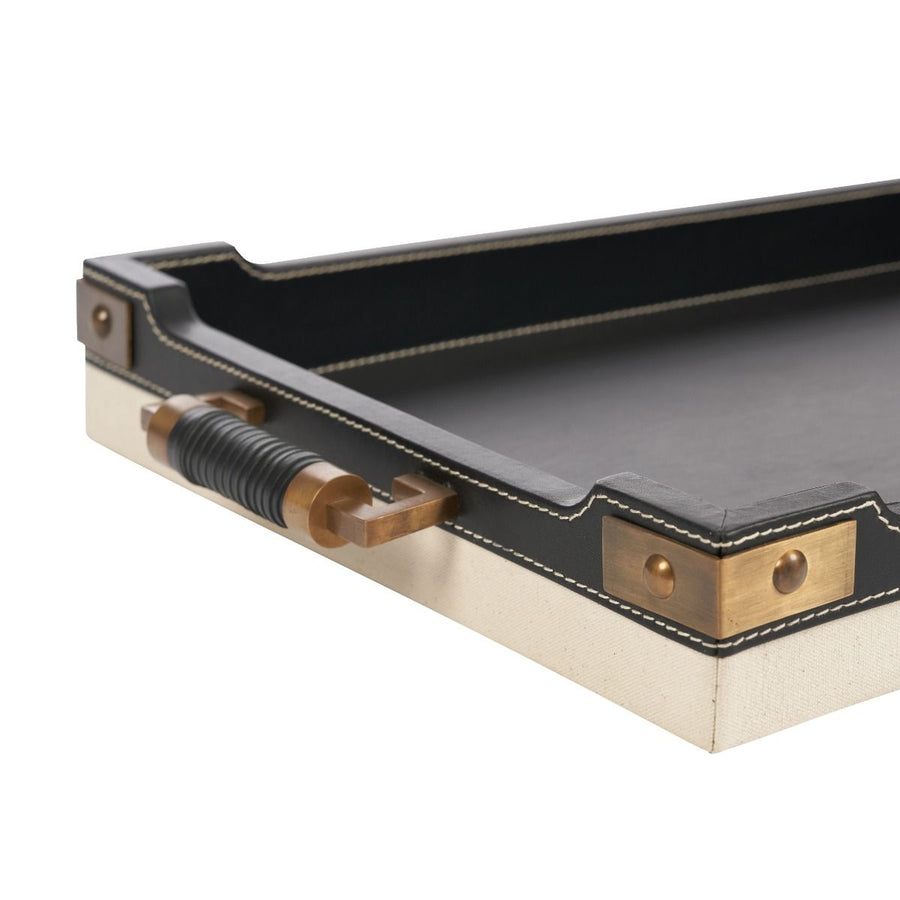 Toulon Rectangular Serving Tray, Black