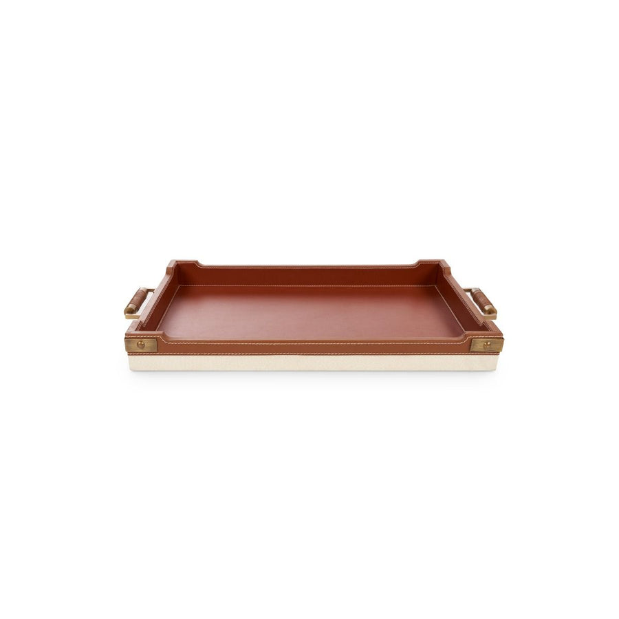 Toulon Rectangular Serving Tray, Tan