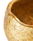 Tumbler Bowl, Gold Leaf