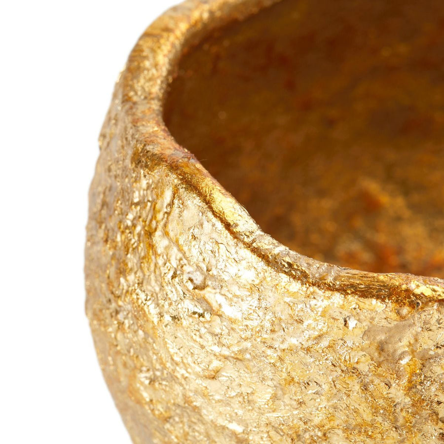 Tumbler Bowl, Gold Leaf