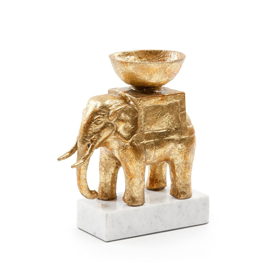 Tusker Statue, Gold Leaf