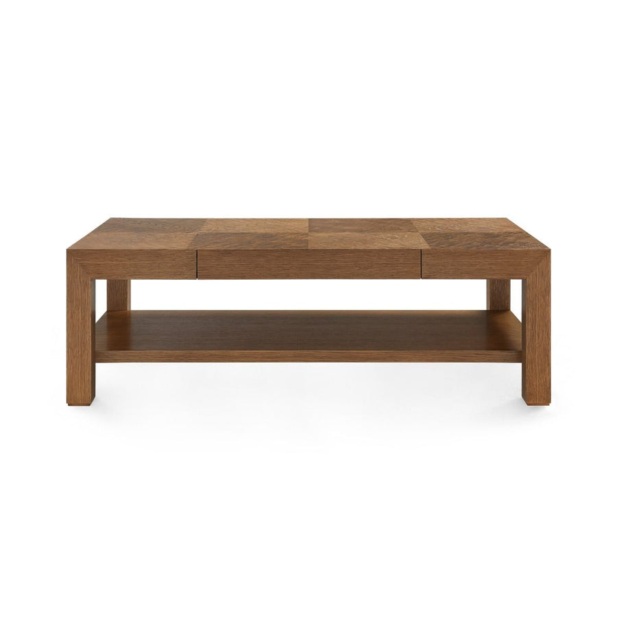 Velma Coffee Table, Honeyed Burl