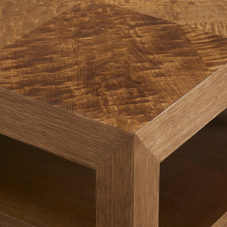 Velma Coffee Table, Honeyed Burl
