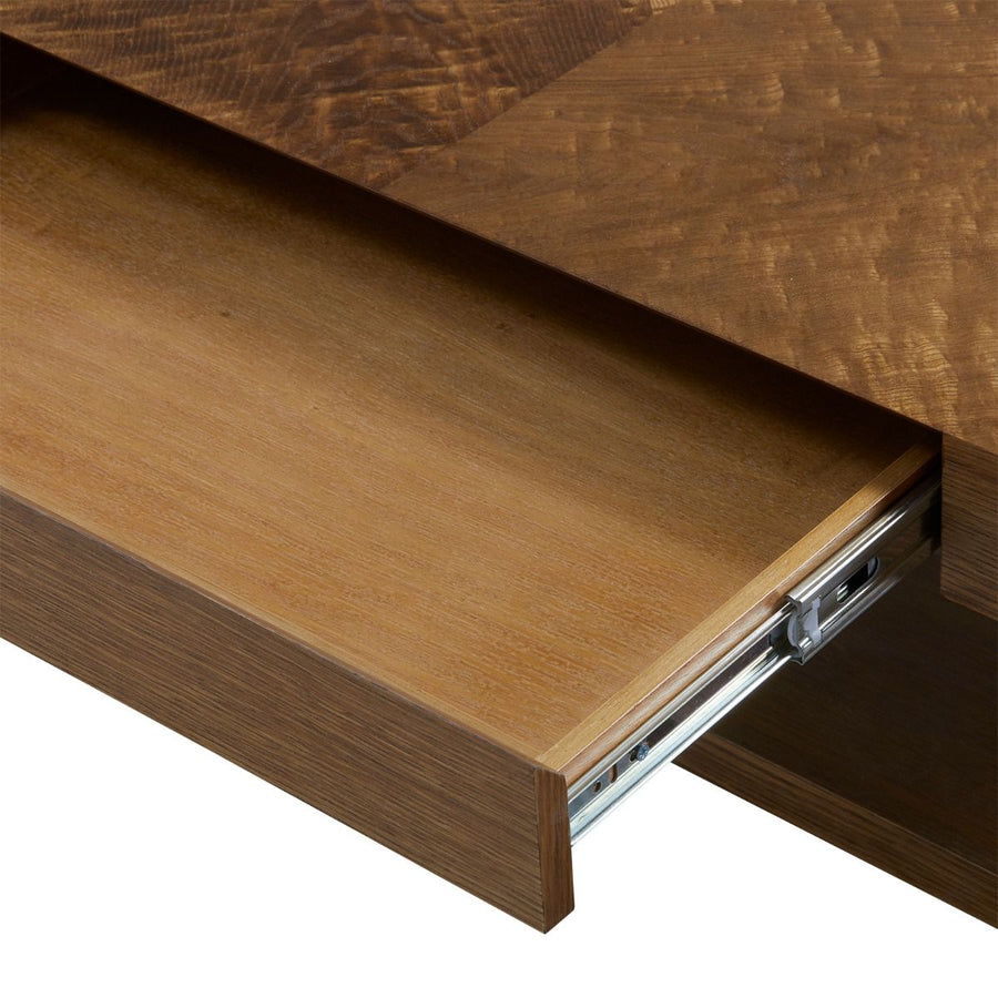 Velma Coffee Table, Honeyed Burl