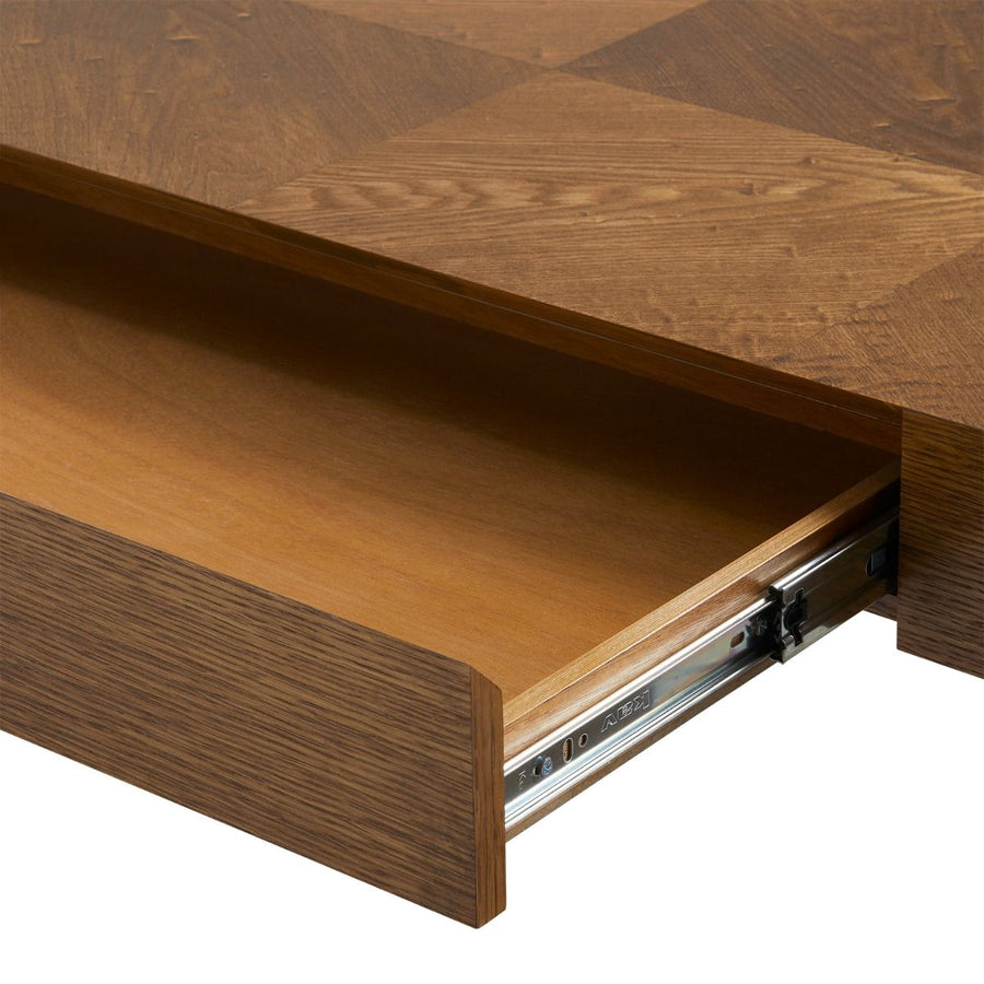 Velma Desk, Honeyed Burl