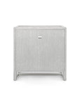 Vivian 2-Drawer Side Table, Soft Gray - Maison Vogue