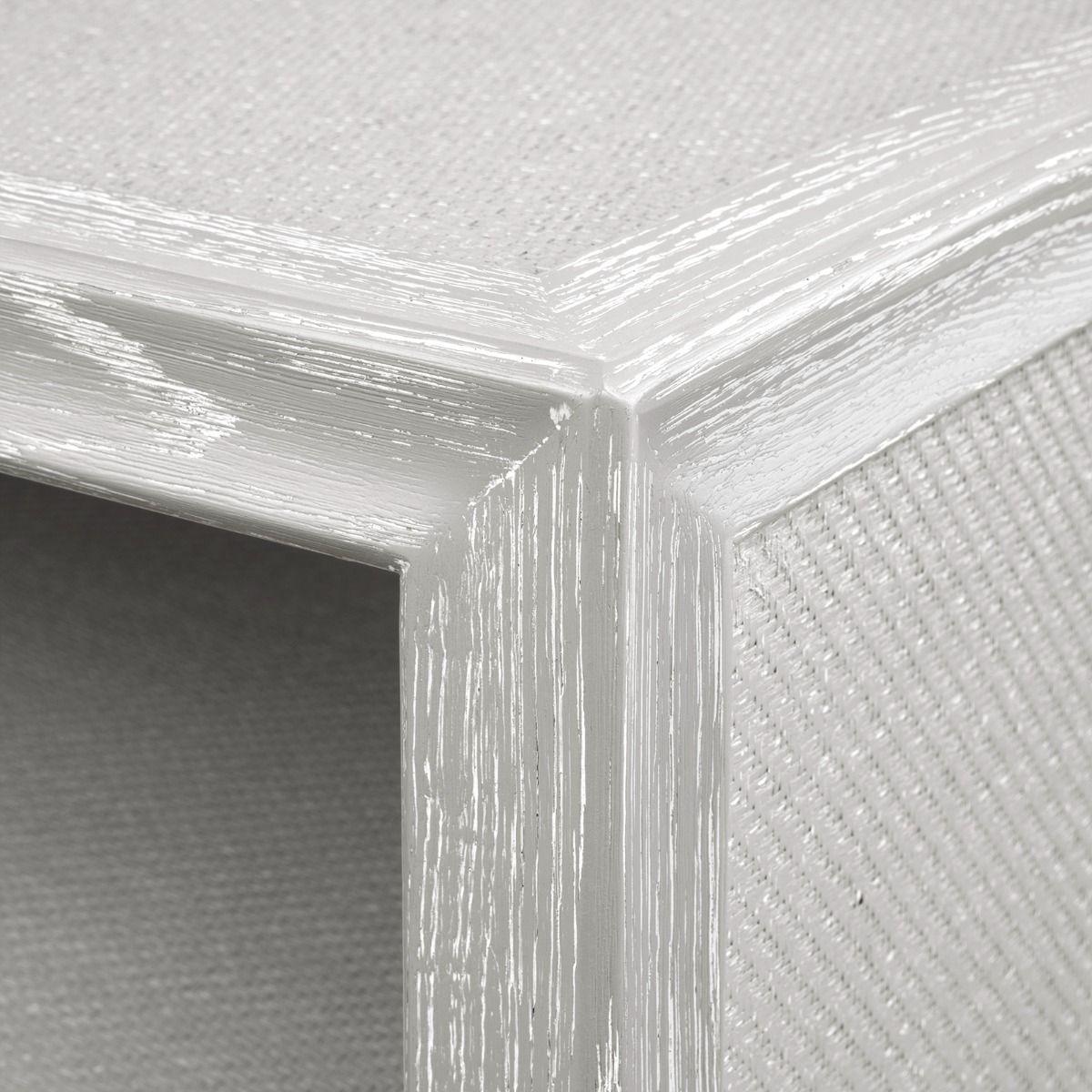 Vivian 2-Drawer Side Table, Soft Gray - Maison Vogue