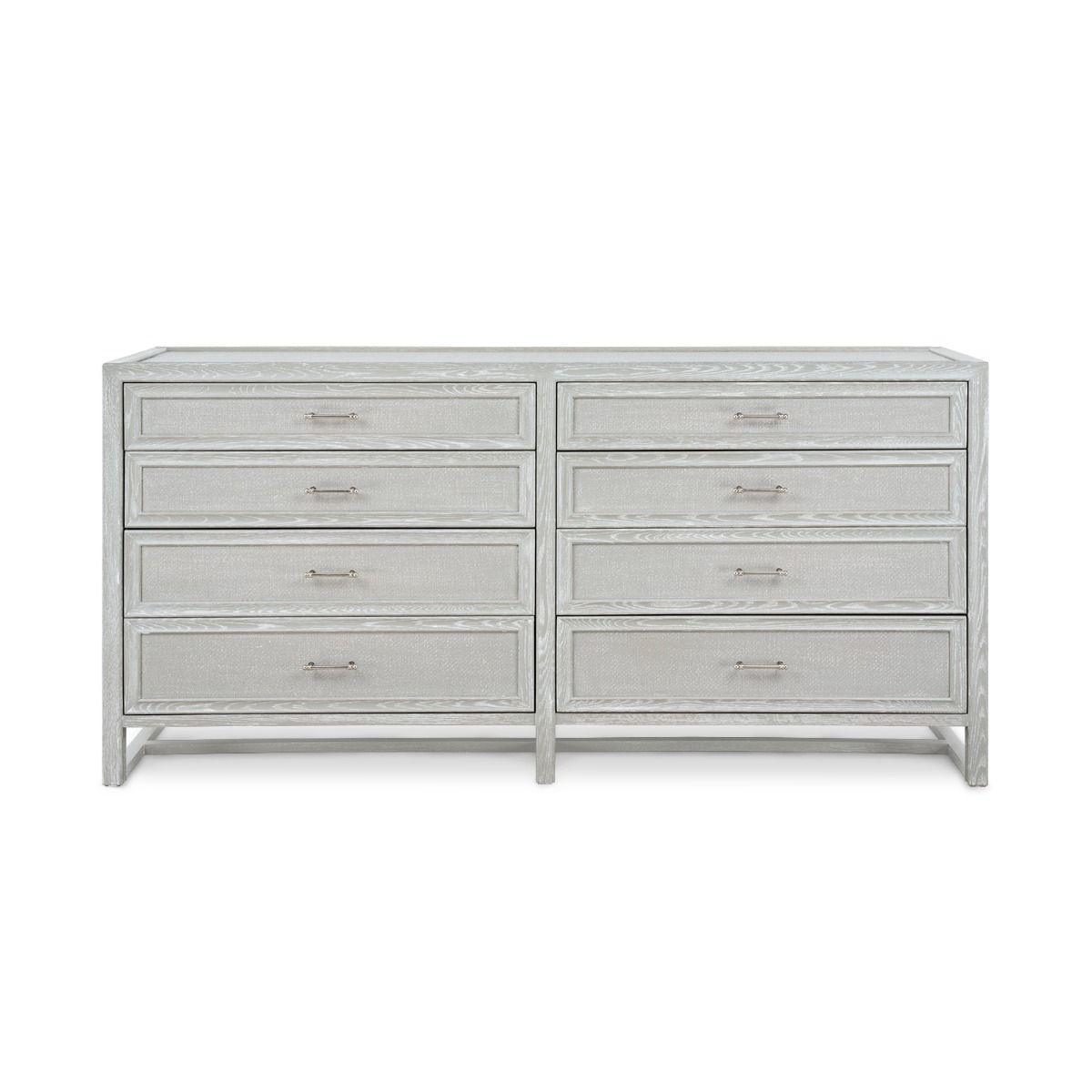 Vivian 8-Drawer, Soft Grey - Maison Vogue