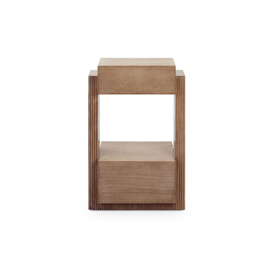 Warren 2-Drawer End Table, Soft Glow Oak
