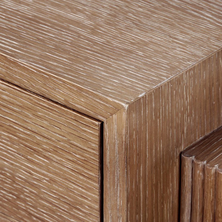 Warren 2-Drawer End Table, Soft Glow Oak