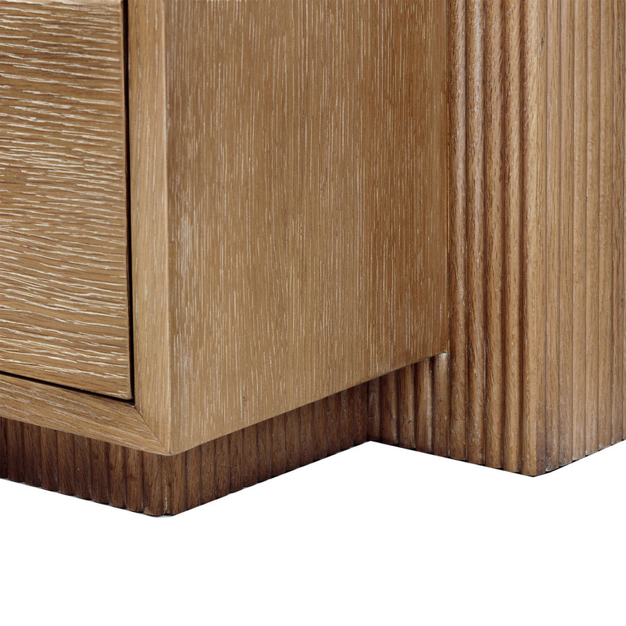 Warren 2-Drawer End Table, Soft Glow Oak