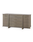Watson 4-Drawer and 2-Door Cabinet, Light Mocha Shimmer Weave