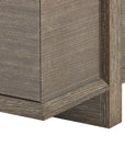Watson 4-Drawer and 2-Door Cabinet, Light Mocha Shimmer Weave