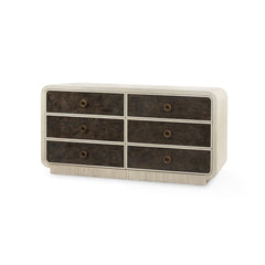 Wyatt 6-Drawer, Sailcloth Sheen