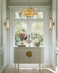 Lunaria Small Gold Chandelier