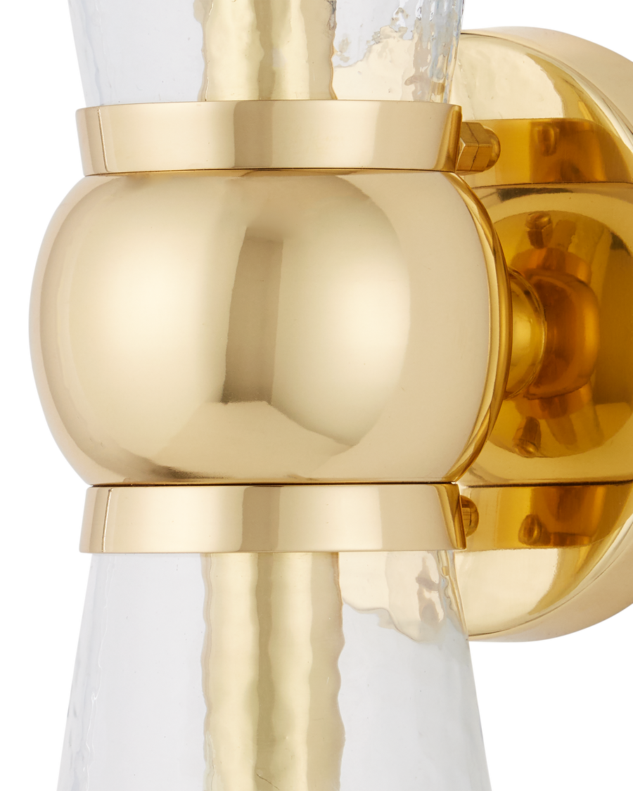 Byford Brass Bath Wall Sconce