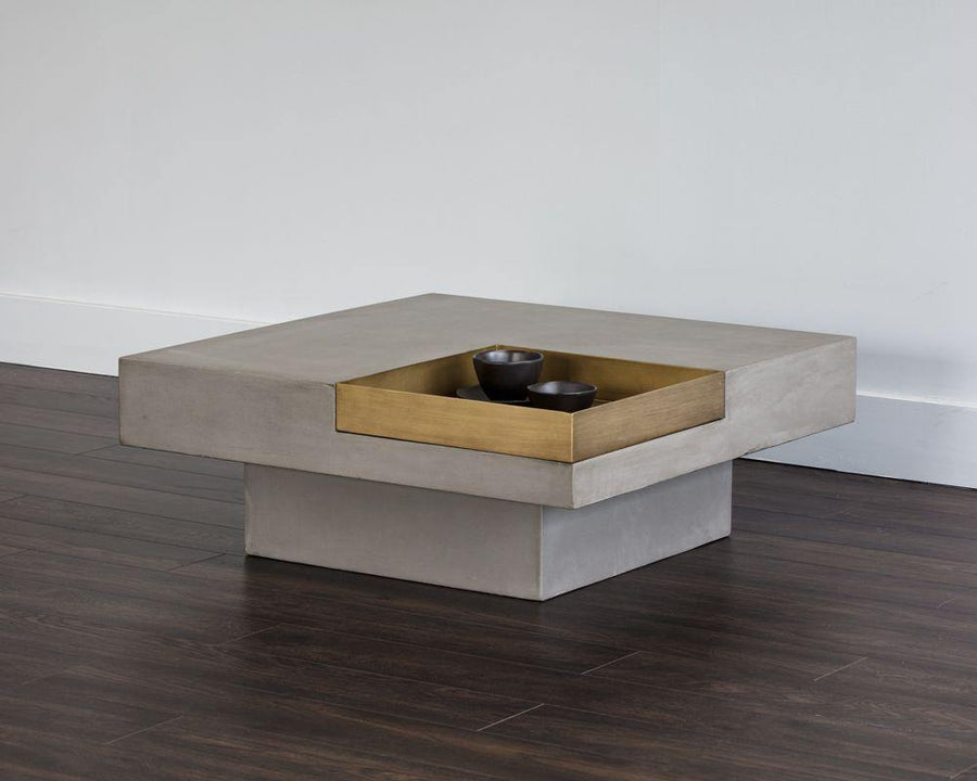 Quill Coffee Table - Square - Maison Vogue