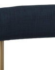 Seneca Dining Chair - Antique Brass - Arena Navy - Maison Vogue