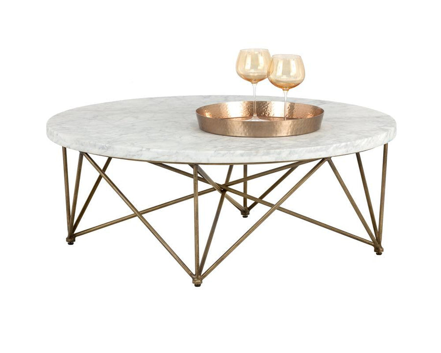 Skyy Coffee Table - Round - Maison Vogue