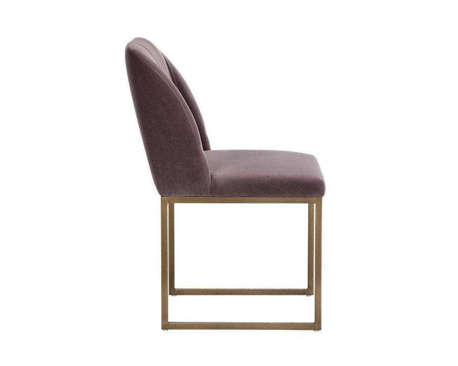 Nevin Dining Chair - Blush Purple - Maison Vogue