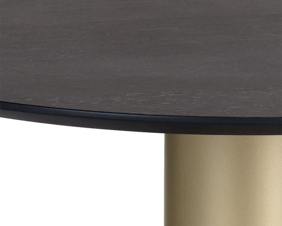 Monaco Coffee Table - Gold - Grey Marble / Charcoal Grey - Maison Vogue