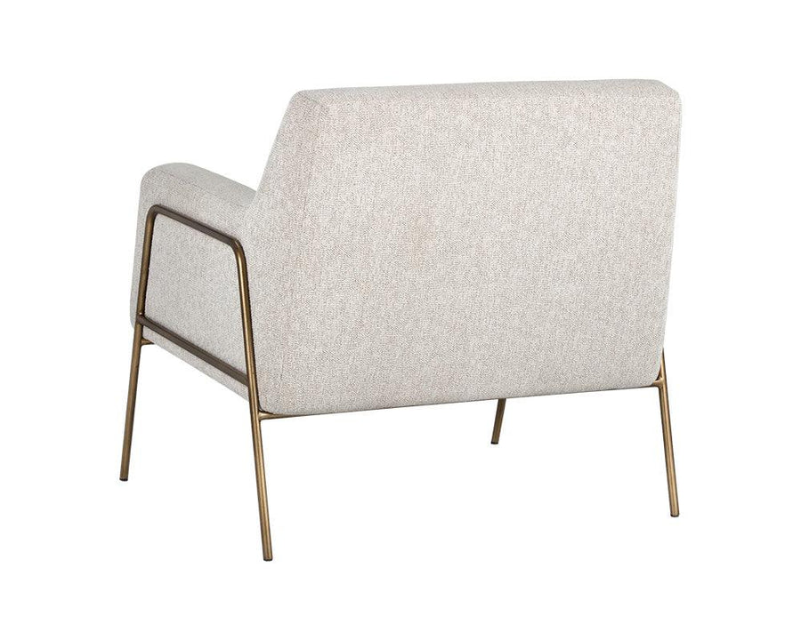 Cybil Lounge Chair - Dove Cream - Maison Vogue
