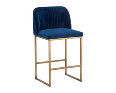 Nevin Counter Stool - Sapphire Blue - Maison Vogue