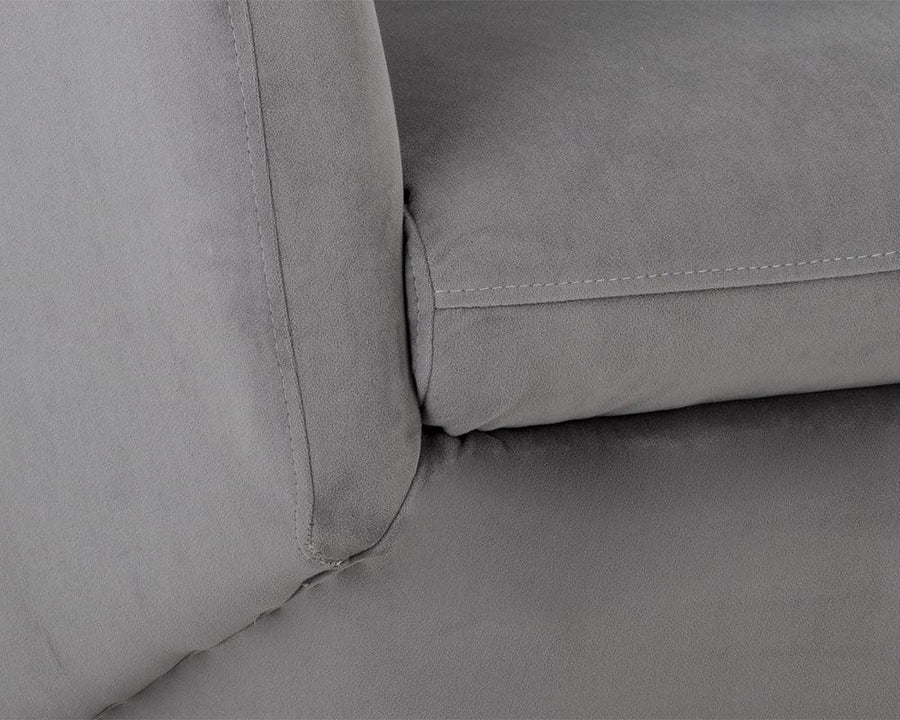 Treviso Swivel Lounge Chair - Antonio Charcoal - Maison Vogue