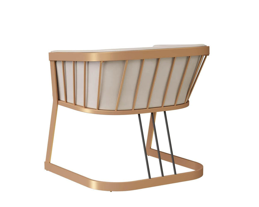 Caily Lounge Chair - Bravo Cream - Maison Vogue