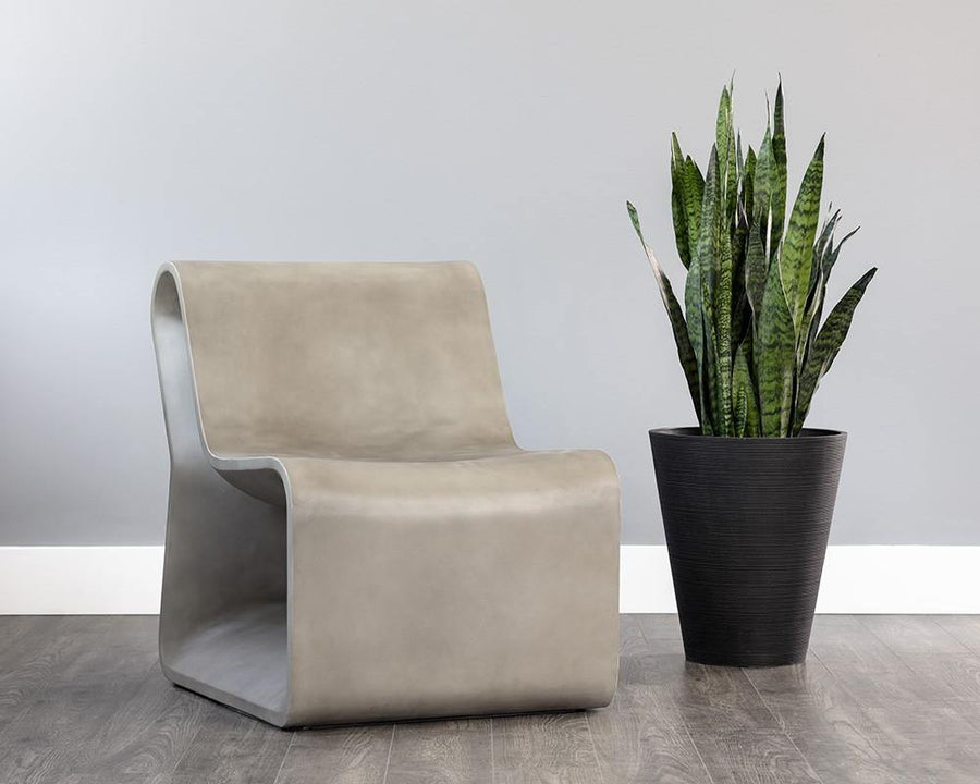 Odyssey Lounge Chair - Grey - Maison Vogue