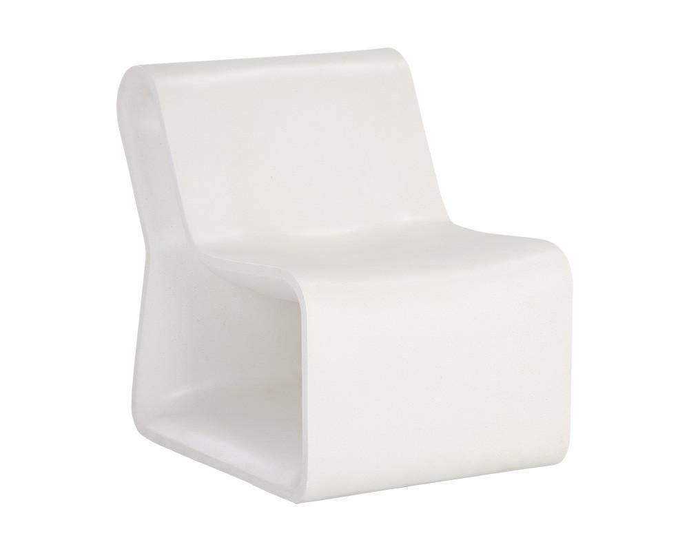 Odyssey Lounge Chair - White - Maison Vogue