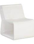 Odyssey Lounge Chair - White - Maison Vogue