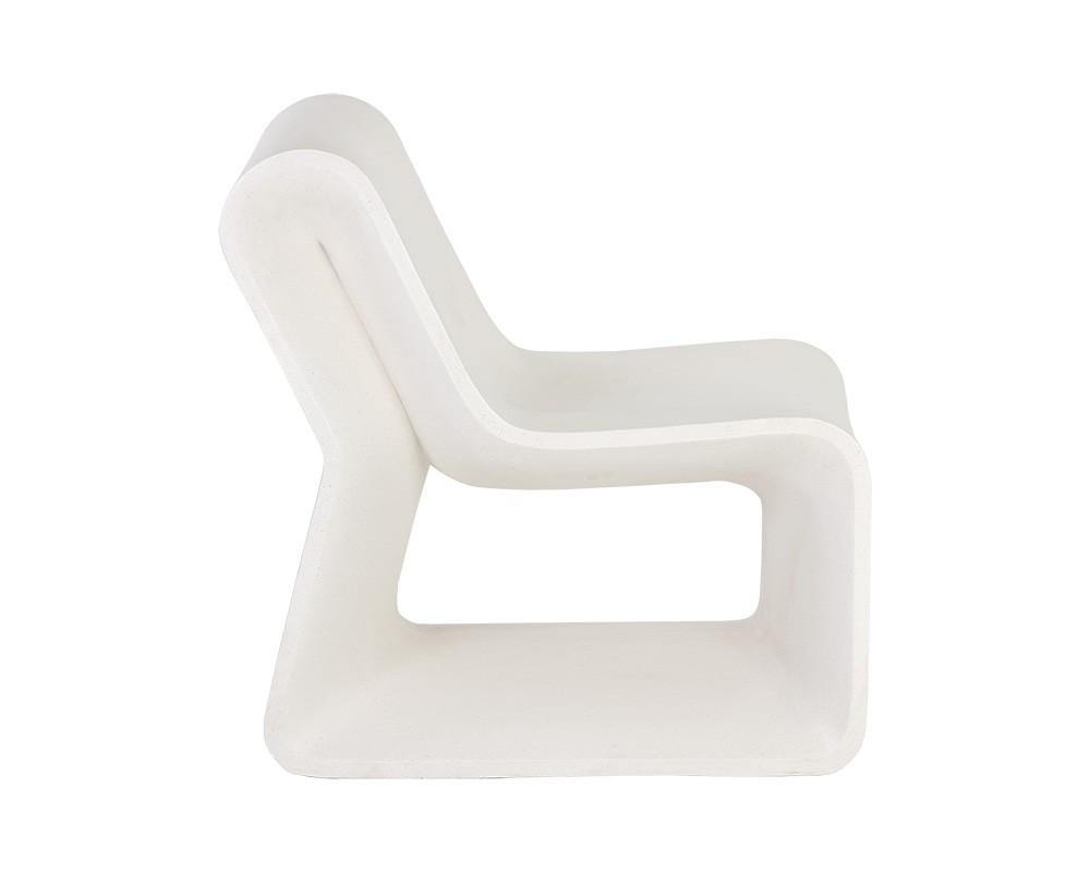 Odyssey Lounge Chair - White - Maison Vogue