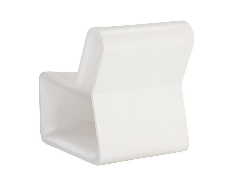 Odyssey Lounge Chair - White - Maison Vogue