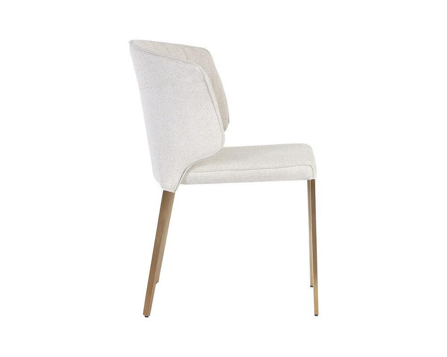 Zayden Dining Chair - Belfast Oatmeal - Maison Vogue