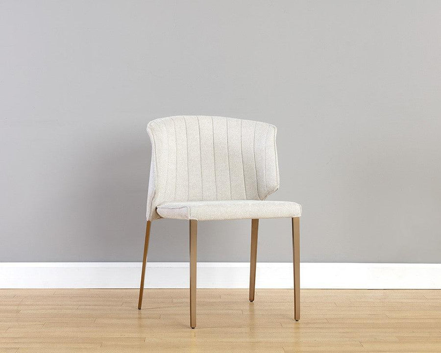 Zayden Dining Chair - Belfast Oatmeal - Maison Vogue