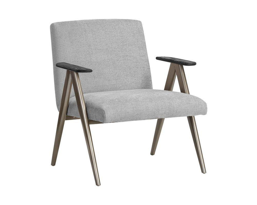 Baldwin Lounge Chair - San Remo Winter Cloud - Maison Vogue