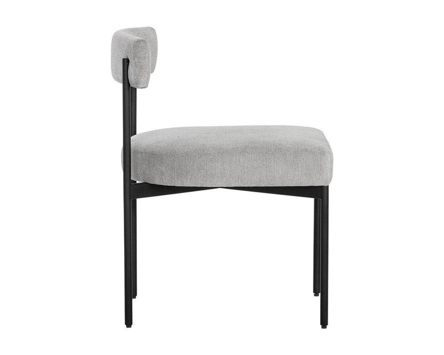 Seneca Dining Chair - Black - Polo Club Stone - Maison Vogue