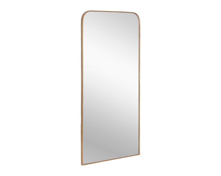 Calabasas Floor Mirror - Brass - Maison Vogue
