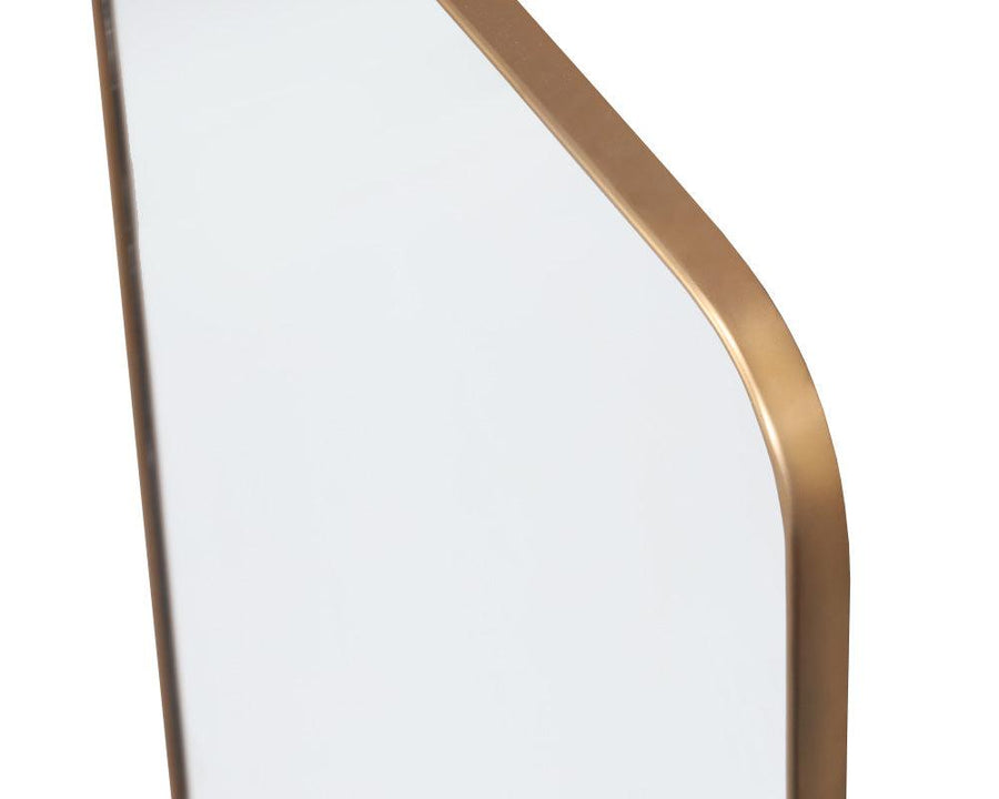 Calabasas Floor Mirror - Brass - Maison Vogue