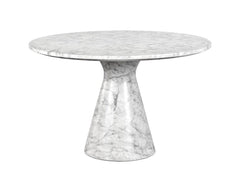 Shelburne Dining Table - White - 47" - Maison Vogue