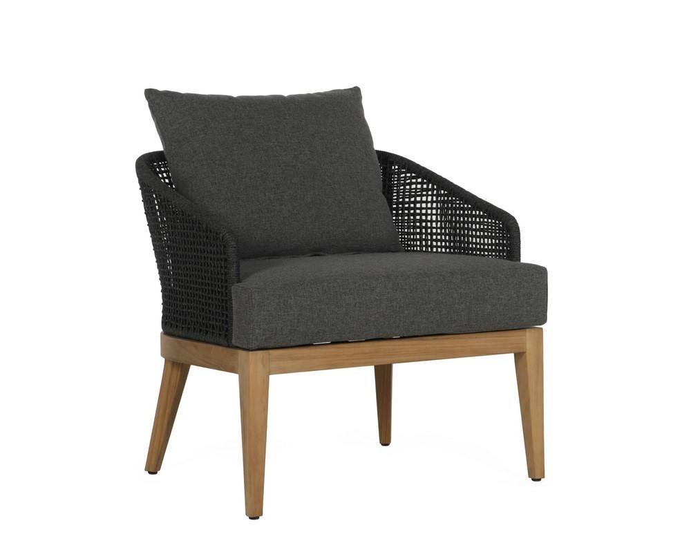 Capri Lounge Chair - Natural - Gracebay Grey - Maison Vogue